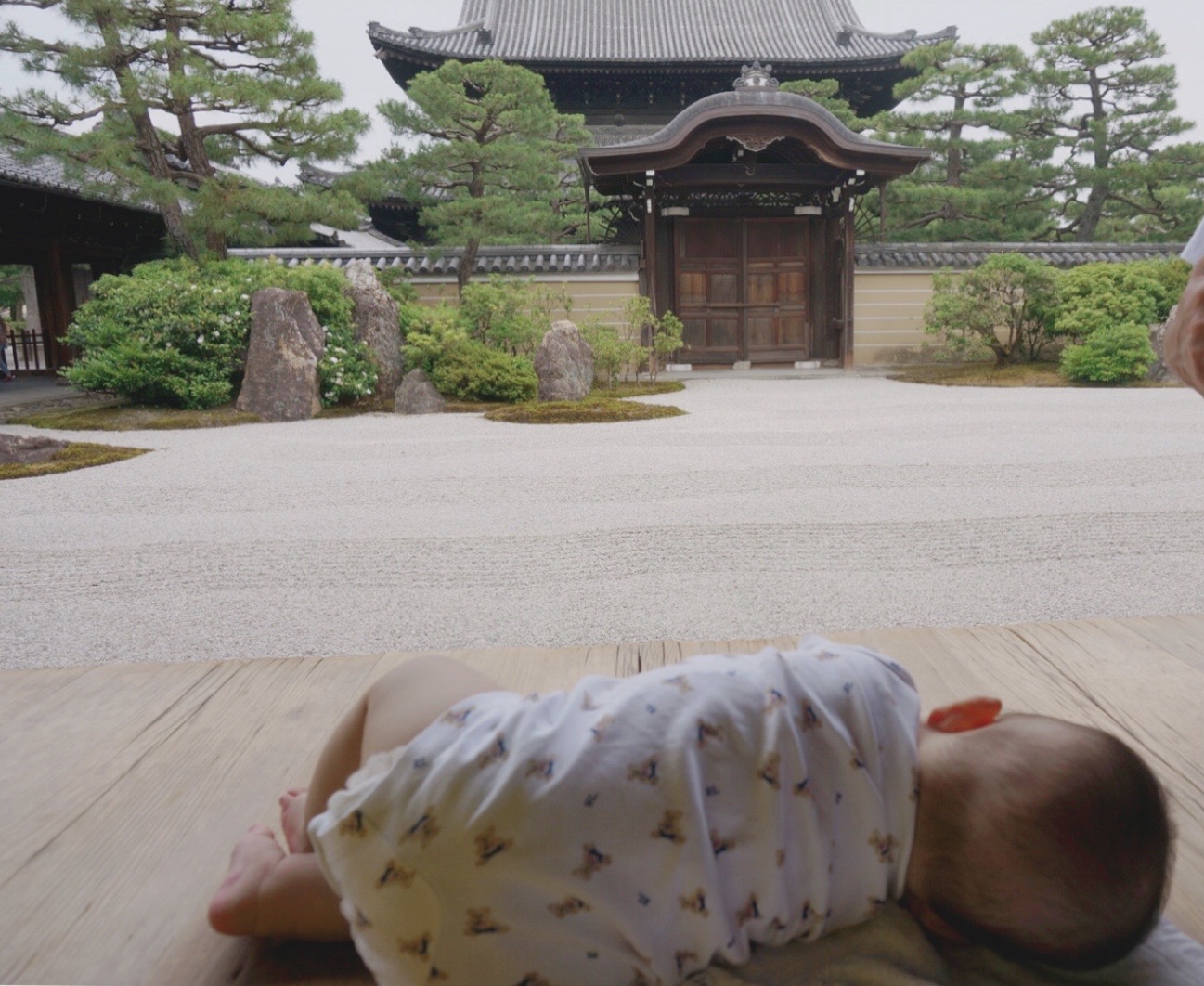 赤ちゃんと京都 観光におすすめの建仁寺 生後6ヶ月 アパレル業界で働いていたママの子育て